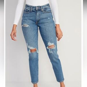 NEW - Tags Removed - Old Navy High-Rise Curvy O.G. Straight Jeans
